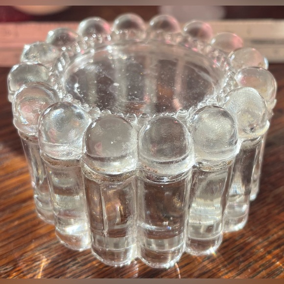 CANDLEWICK Vintage Glass Lidded Trinket Box - Picture 2 of 4